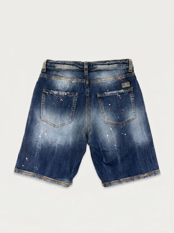 2. Bermuda con schizzi Jeans Soldier baby04b