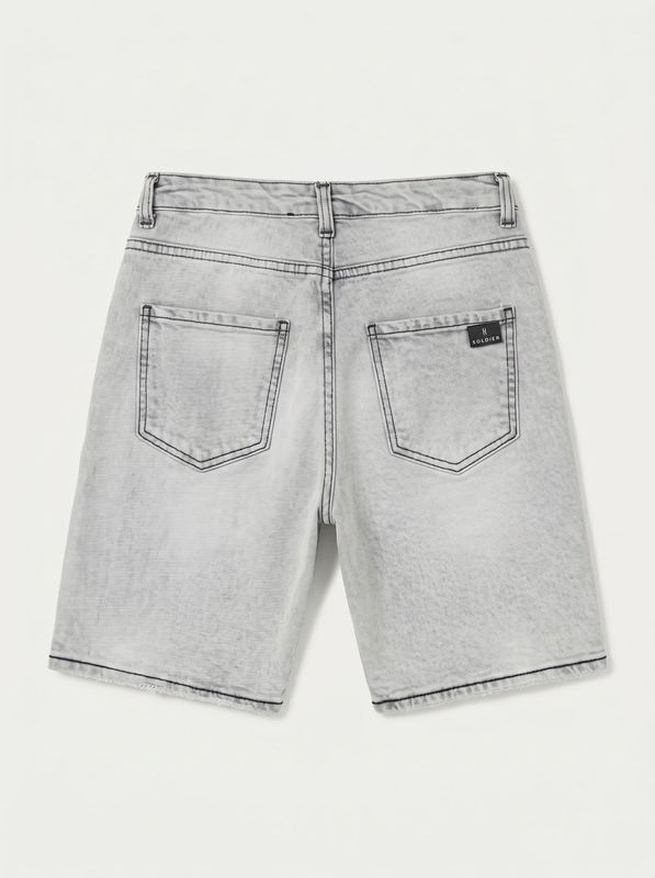 2. Bermuda con schizzi Grigio Soldier baby03n