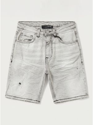 1. Bermuda con schizzi Grigio