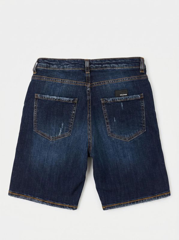 2. Bermuda con strappi Jeans Soldier baby05b