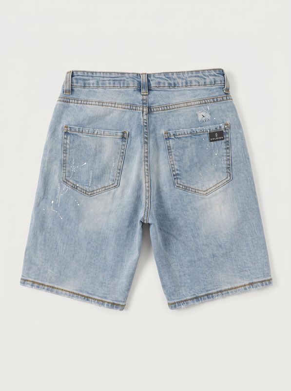 2. Bermuda con strappi Jeans Soldier baby03b