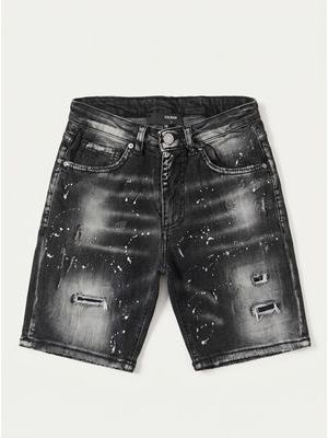 1. Bermuda con schizzi Nero