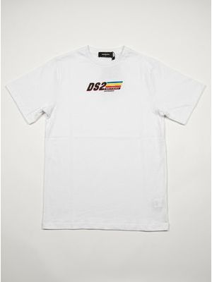 1. T-shirt logata Bianco