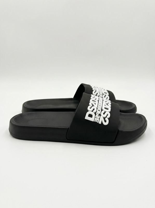 2. Ciabatte con fascia Nero Drop Season 2 ds2s20