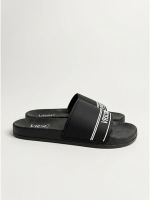 2. Slippers with band Black-White