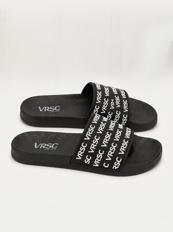 2. Ciabatte con fascia Nero-Bianco VRSC COUTURE vs-2601-9132