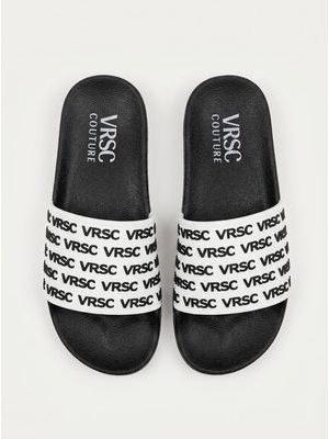 1. Ciabatte con fascia Bianco-Nero