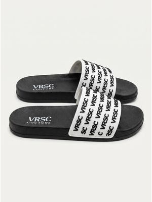 2. Ciabatte con fascia Bianco-Nero