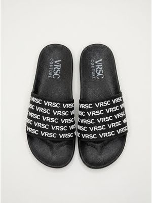 1. Ciabatte con fascia Nero-Bianco