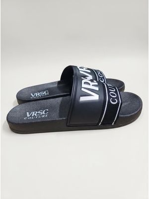 2. Ciabatte con fascia Nero-Bianco