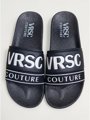 1. Ciabatte con fascia Nero-Bianco