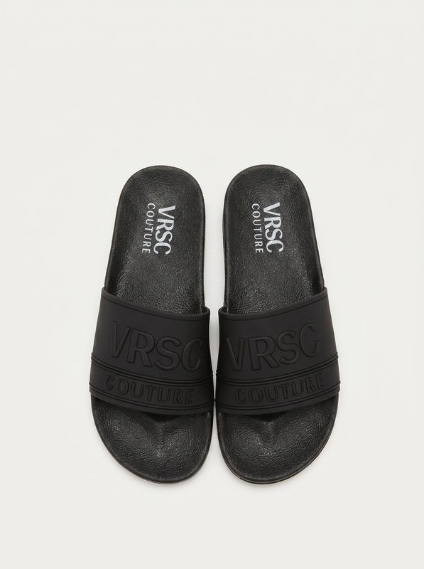Slippers with band Black VRSC COUTURE