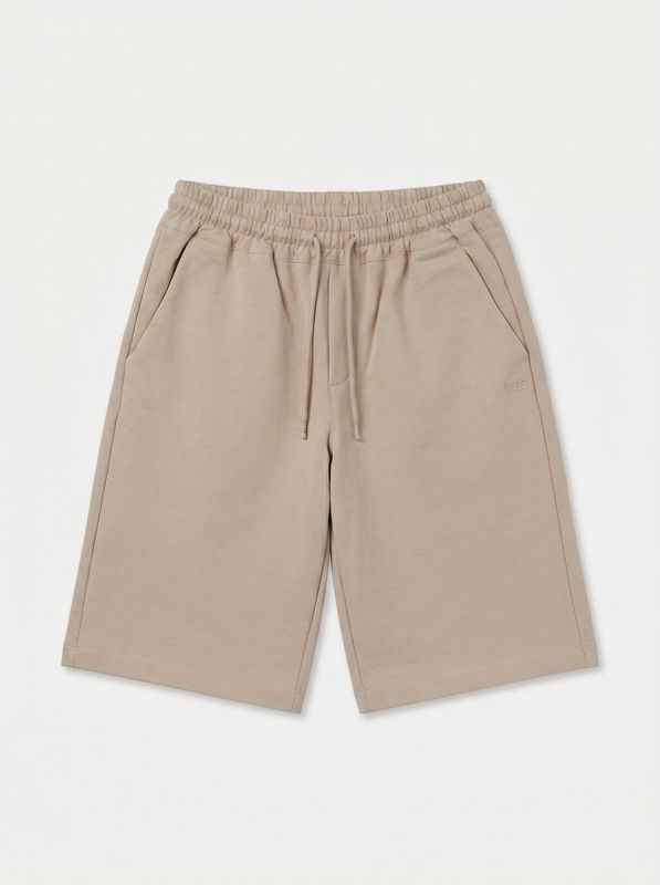 Bermuda shorts with logo Beige GCDS
