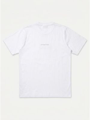 2. Solid color T-shirt with central logo White