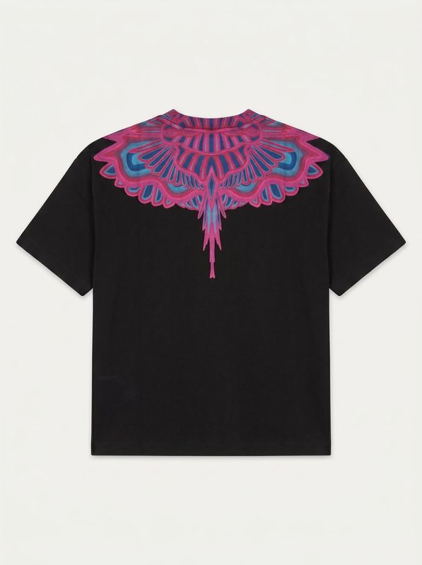 2. T-shirt crop Nero County of Milan gth113