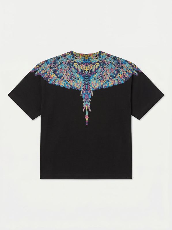 2. T-shirt crop Nero County of Milan gth093
