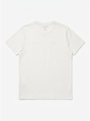 2. Solid color T-shirt with logo White