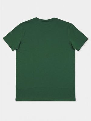 2. Solid color T-shirt with logo Green