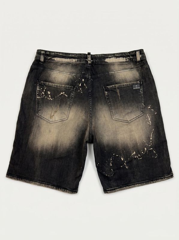 2. Bermuda in jeans Nero Soldier 016n