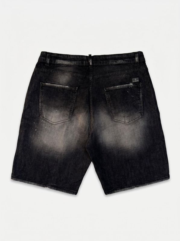 2. Bermuda in jeans Nero Soldier 020n