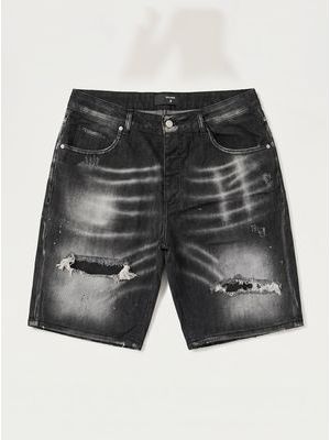 1. Bermuda in jeans Nero