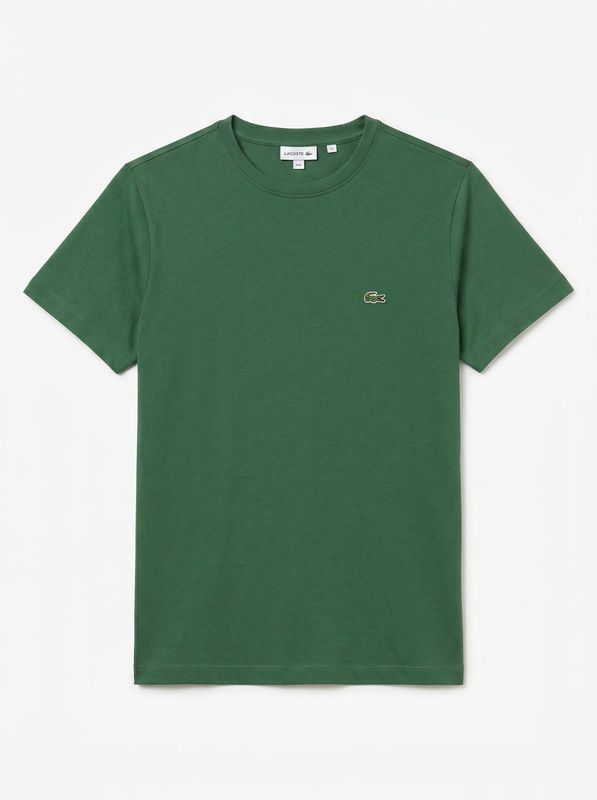 T-shirt logata Verde Lacoste