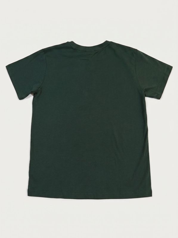 2. T-shirt con stampa logata Verde Lacoste 947074