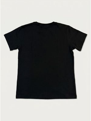 2. T-shirt con stampa logata Nero