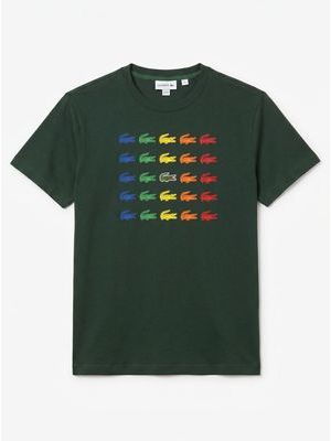 1. T-shirt con stampa logata Verde