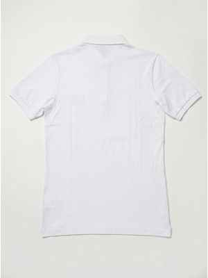 2. Solid color polo shirt White
