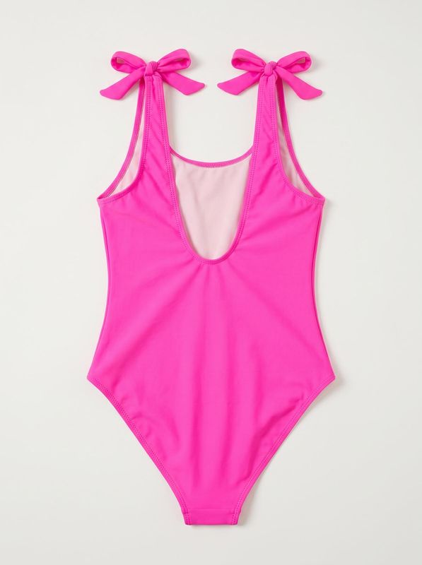 2. Logoed one-piece swimsuit Fuxia Fluo Icon igcs001265