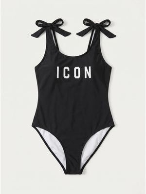 1. Costume intero logato Nero