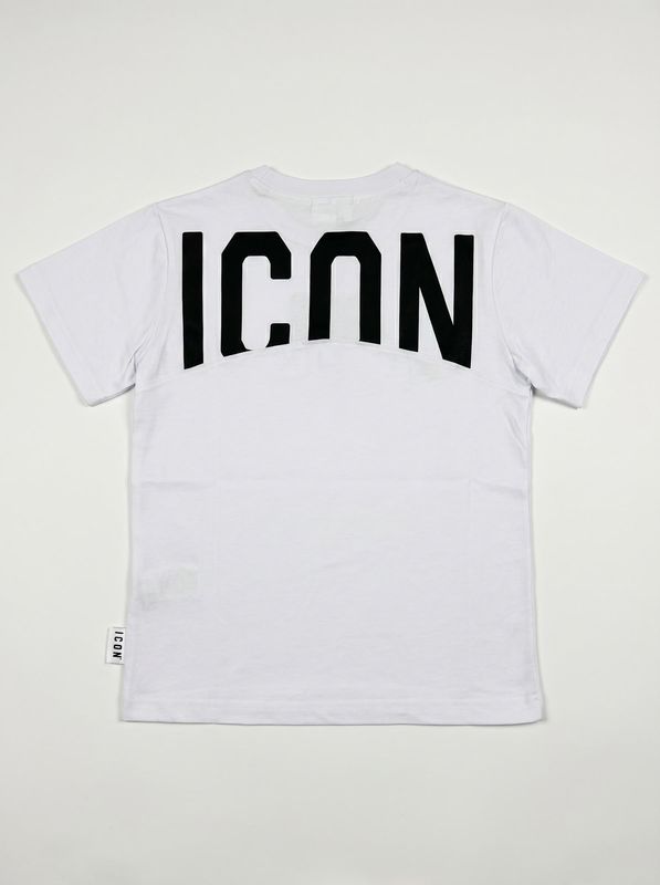 2. T-shirt logata Bianco Icon ibks001081