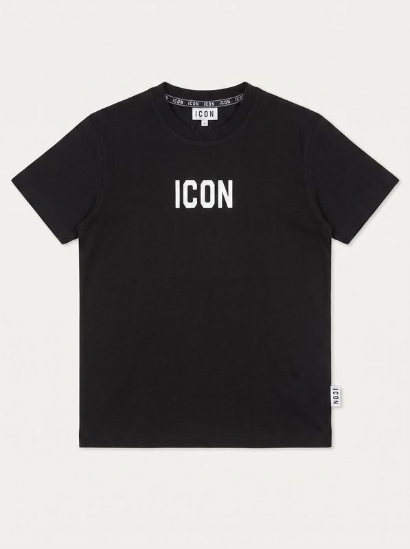 1. T-shirt logata Nero Icon ibks001081