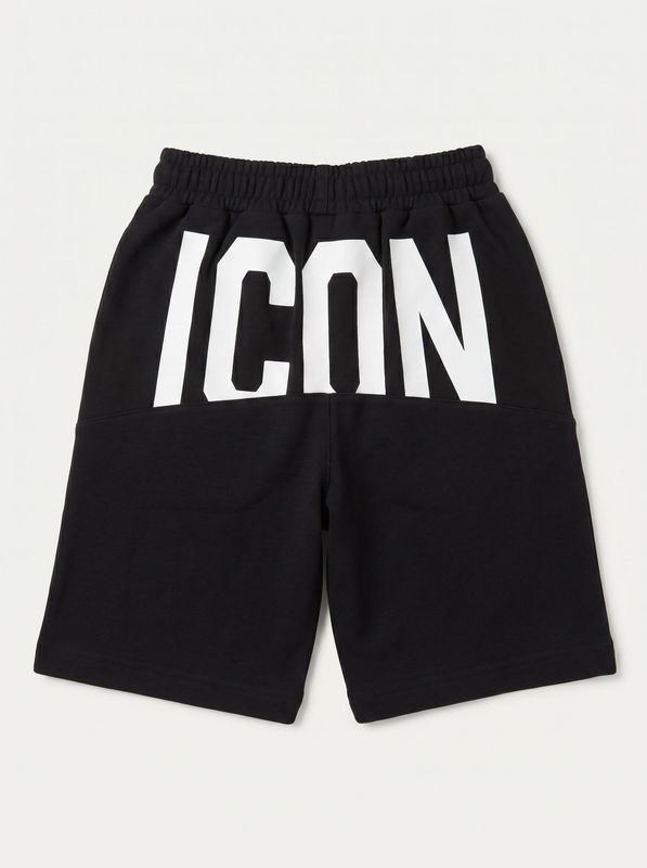 2. Logo Bermuda shorts Black Icon ibsh001079
