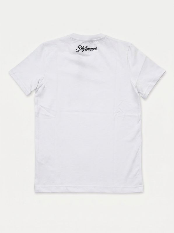 2. T-shirt logata Bianco G2 Firenze multicolor