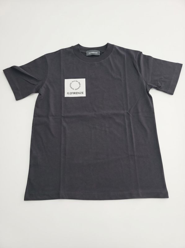 1. T-shirt logata Nero G2 Firenze circle/t
