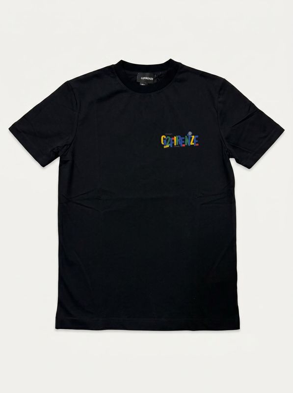 1. T-shirt logata Nero G2 Firenze pool