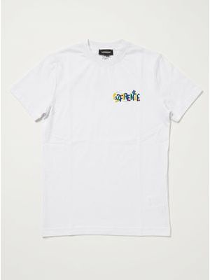 1. T-shirt logata Bianco