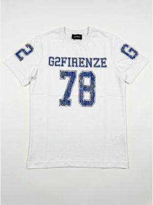 1. T-shirt logata Bianco
