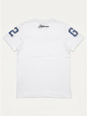 2. T-shirt logata Bianco