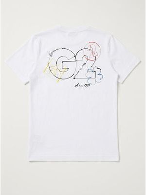 2. T-shirt logata Bianco