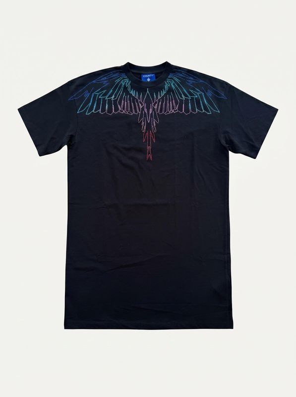 Maxi t-shirt Nero County of Milan