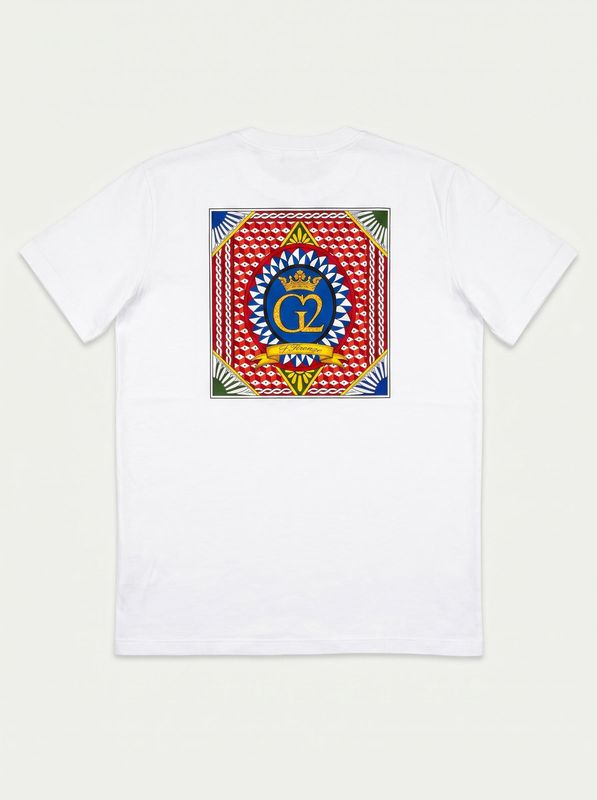 2. T-shirt logata Bianco G2 Firenze royals