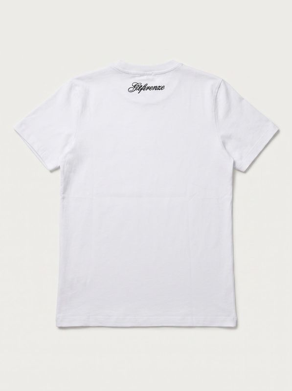 2. T-shirt logata Bianco G2 Firenze ibiza