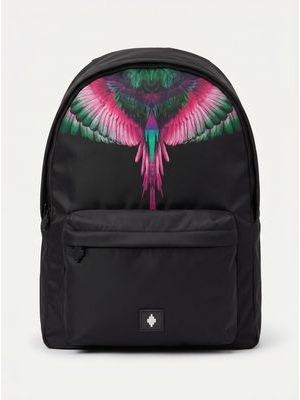 1. Logo backpack Black-Pink
