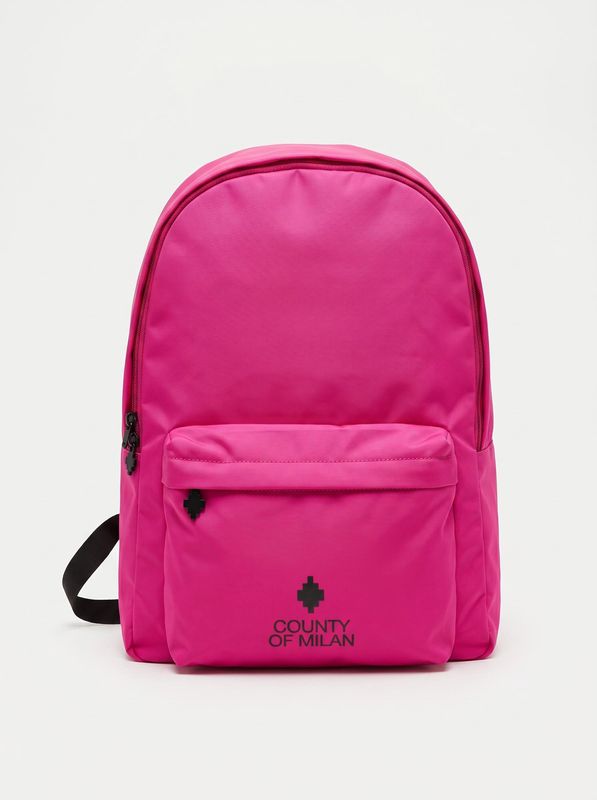 1. Zaino logato Fuxia-Nero County of Milan 250106