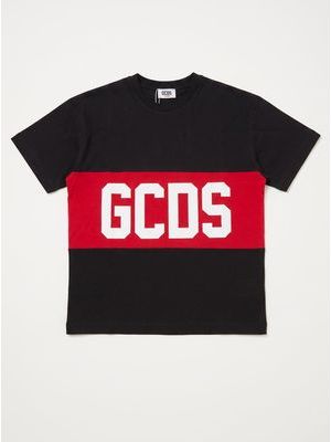 1. T-shirt logata Nero-Rosso