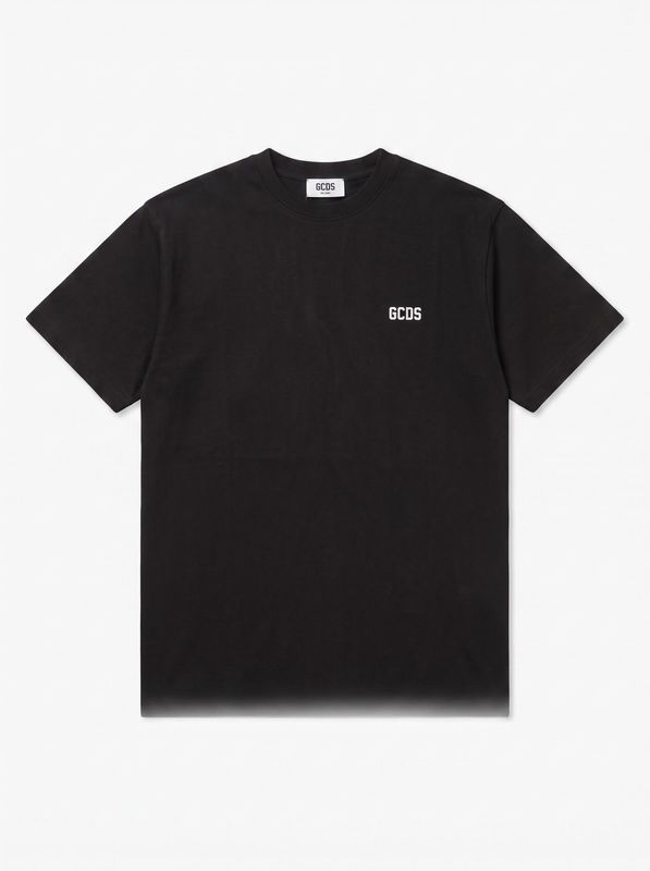1. T-shirt logata Nero GCDS zoujqc587j105