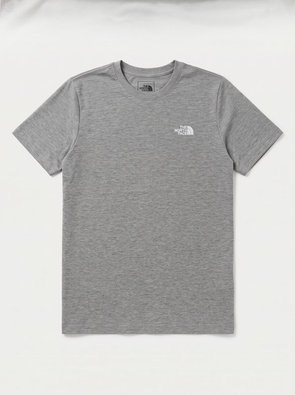1. T-shirt logata Grigio The North Face nfoa8f9z